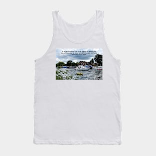 Stop getting distracted by things that have nothing to do with your goals Tank Top